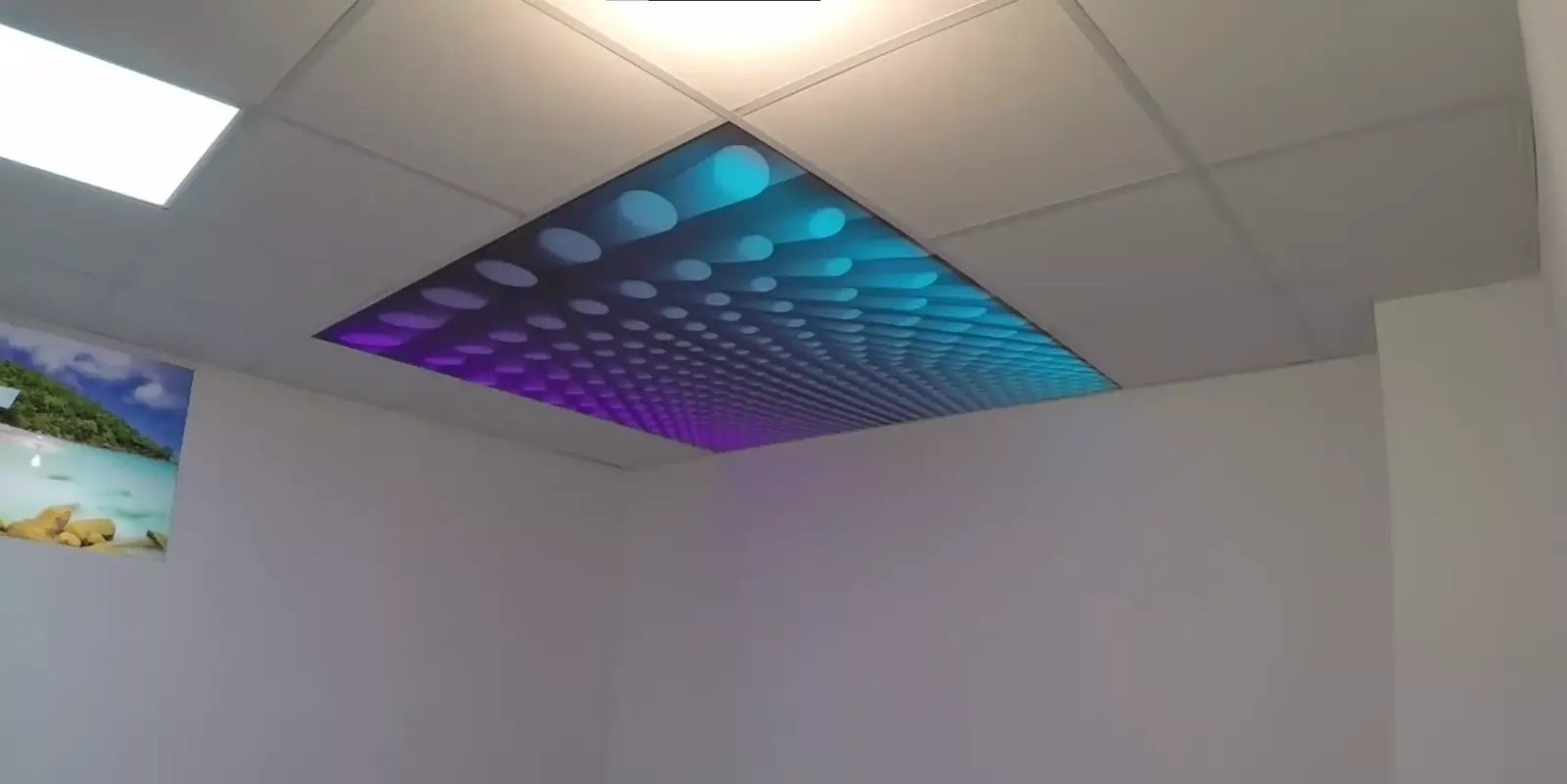 3D натяжной потолок для офиса — Санкт-Петербург, проспект Непокорённых, 2, фото 1