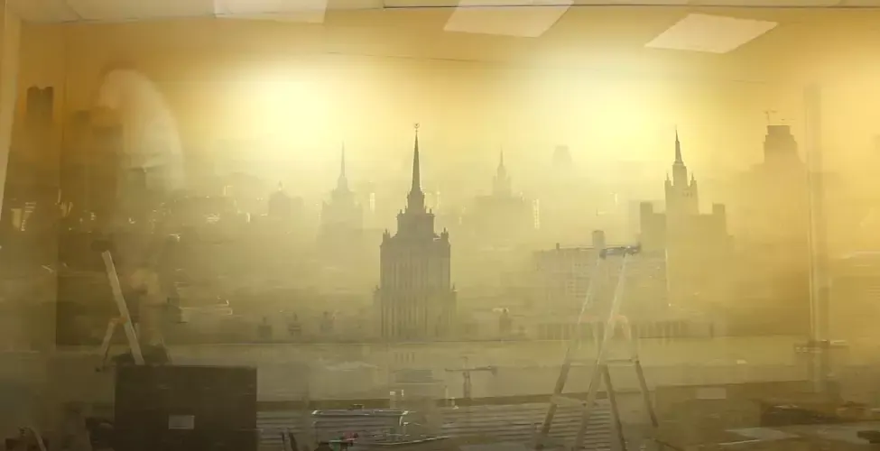 Натяжные стены с фотопечатью — Санкт-Петербург, Выборгское шоссе, 17 к1, фото 1